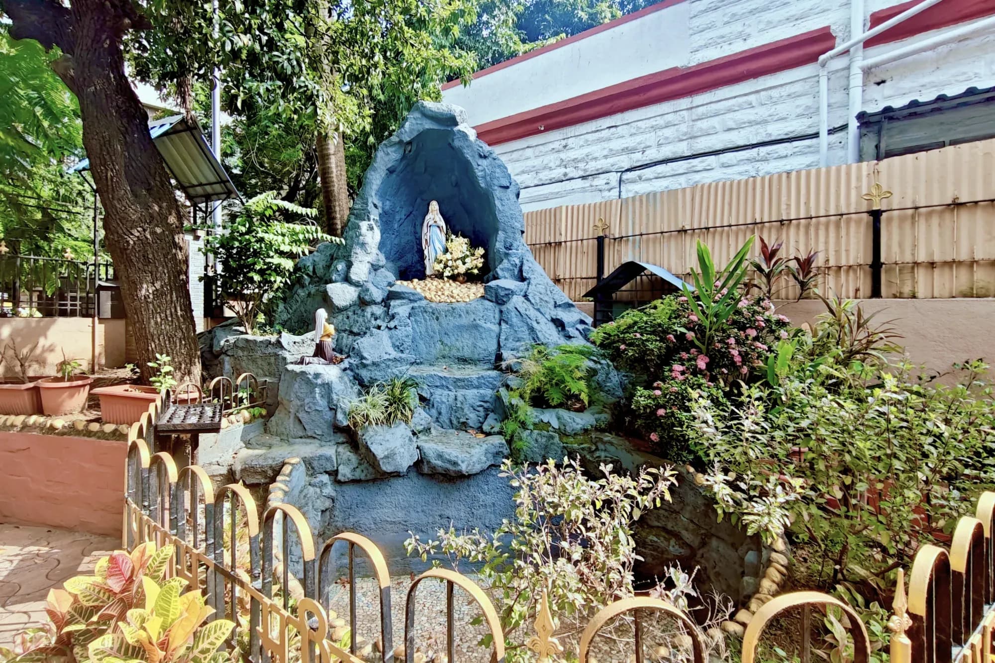The grotto at Blessed Sacrament Church